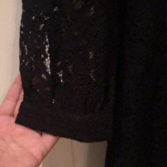 & Other Stories Black Lace Dress NWOT 10 - Picture 5 of 6